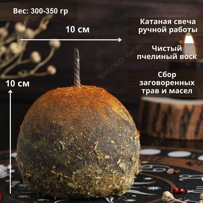 Свеча заговорная "Бомба" Свеча заговорная "Бомба"